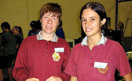 David Gresham and Katrina Losurdo with the eco friendly home they built at the competition. David Gresham and Katrina Losurdo with the eco friendly home they built at the competition.
